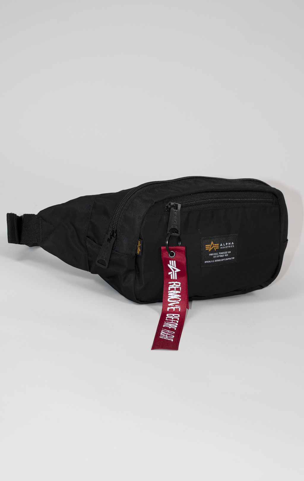 Сумка поясная ALPHA INDUSTRIES CREW WAIST BAG black 
