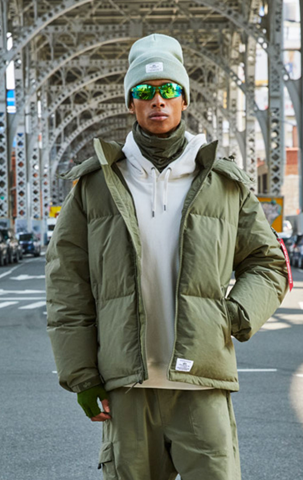 Куртка ALPHA INDUSTRIES PUFFER PARKA FW 23/24 m OG-107 green 