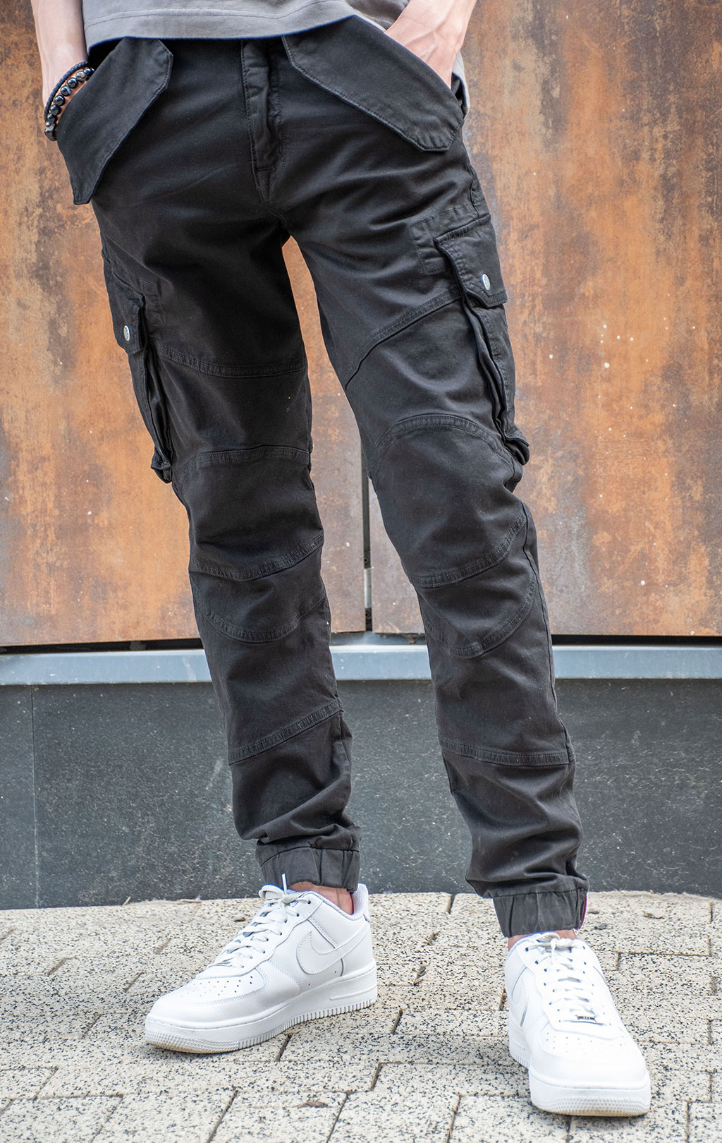 Брюки-карго ALPHA INDUSTRIES COMBAT LW black 