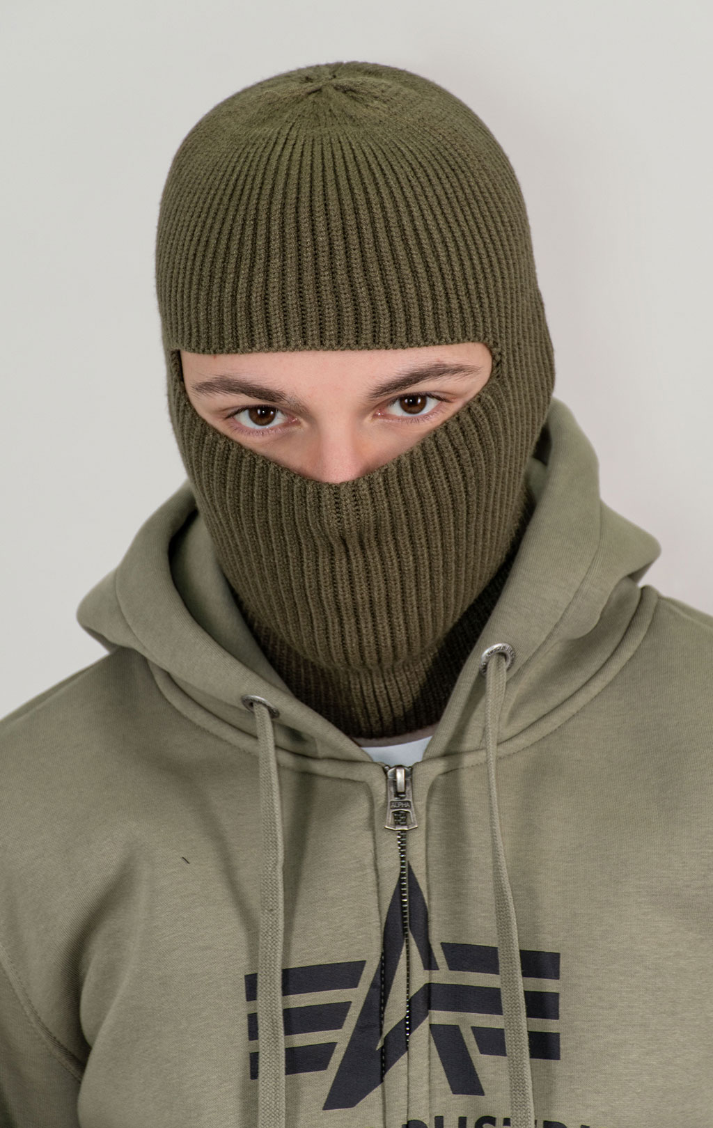 Балаклава ALPHA INDUSTRIES LABEL BALACLAVA dark olive 