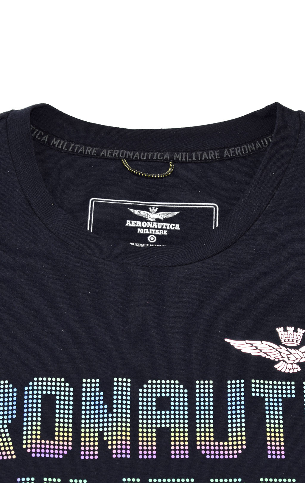 Женская футболка AERONAUTICA MILITARE SS 21/TR blue black (TS 1849) 