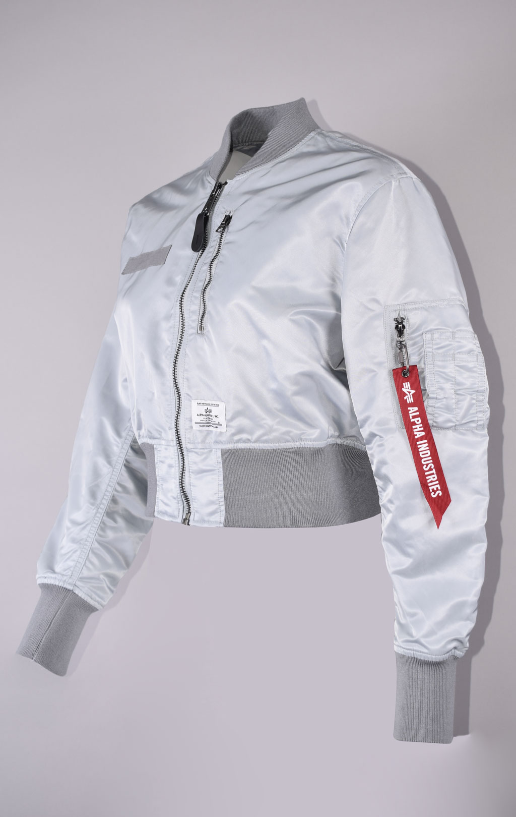 Женская ветровка-бомбер ALPHA INDUSTRIES L-2B CROPPED GEN-II FLIGHT JACKET SS 23 m blue grey 
