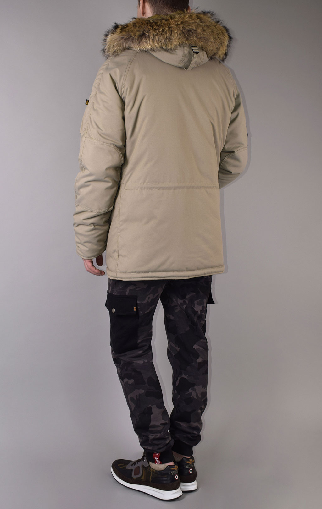 Аляска ALPHA INDUSTRIES EXPLORER натур. мех khaki 