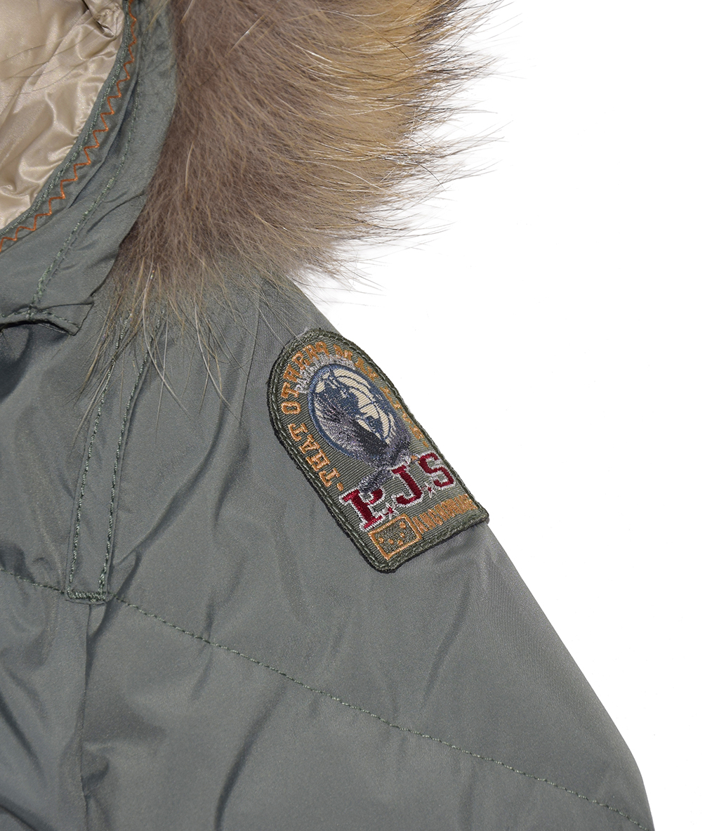 Женское пальто пуховое PARAJUMPERS LIGHT LONG BEAR hedge green 