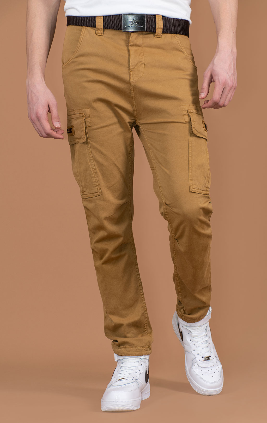 Брюки-карго ALPHA INDUSTRIES SQUAD khaki 