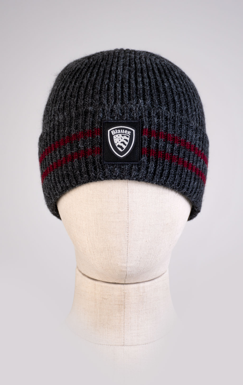 Шапка вязаная BLAUER RENDALL FW 25/26 grey smog (A05300) 