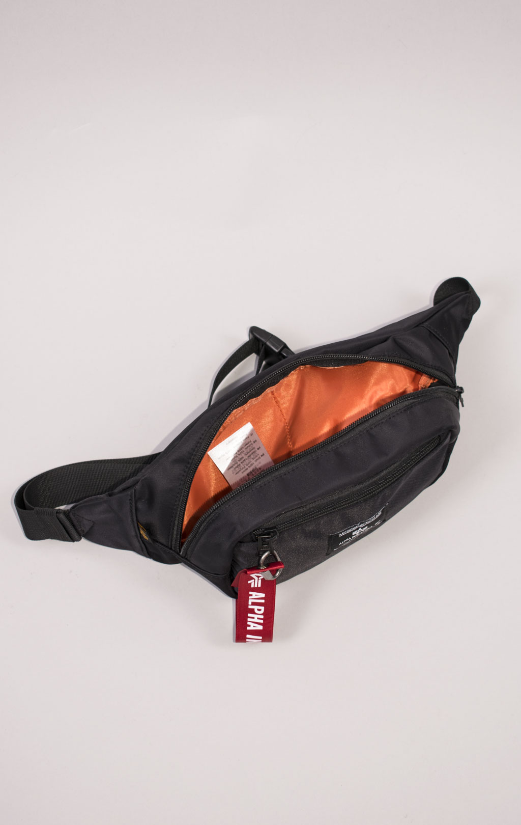 Сумка поясная ALPHA INDUSTRIES CREW WAIST BAG FW 25/26 black 