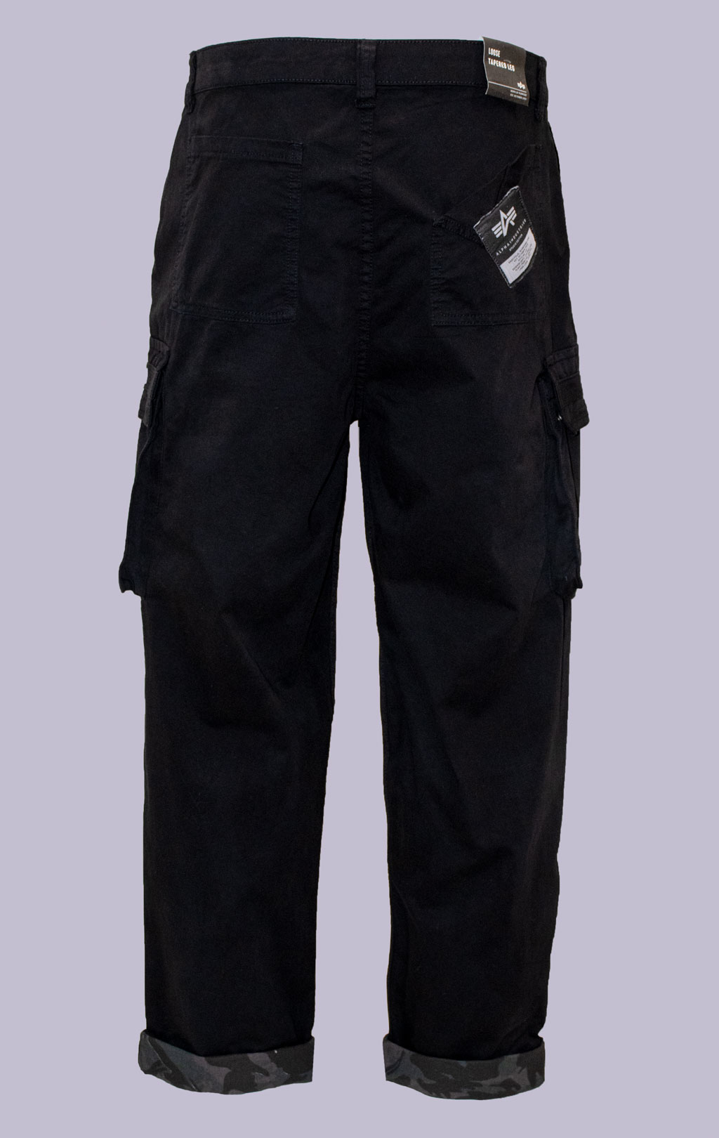 Брюки-карго ALPHA INDUSTRIES AVIATOR CARGO PANT black 