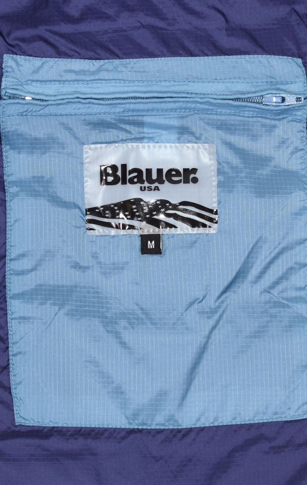 Куртка-пуховик лёгкая BLAUER SHORT JACKET FW 19/20 light blue (005486) 