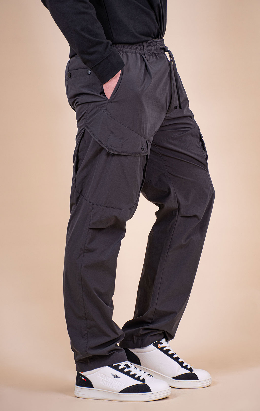 Брюки PARAJUMPERS MALLAIG SOLOTEX SS 26 charcoal grey 