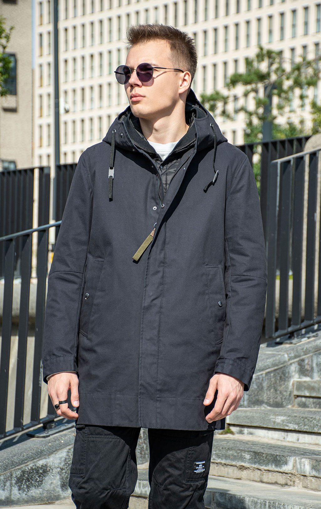 Парка Giancarlo Rossi GANNEX navy 