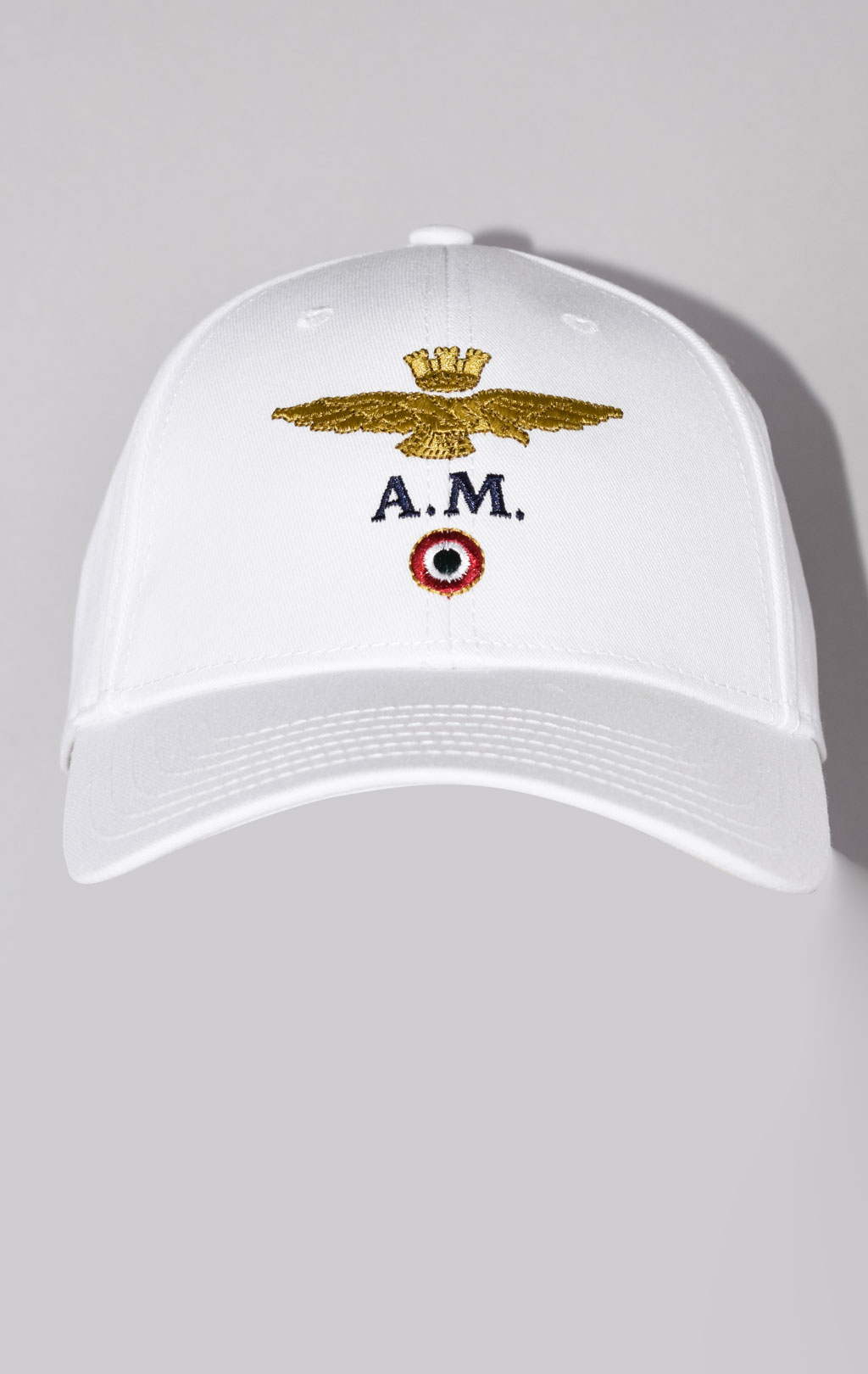 Бейсболка AERONAUTICA MILITARE SS 22/CN off white (HA 1100) 