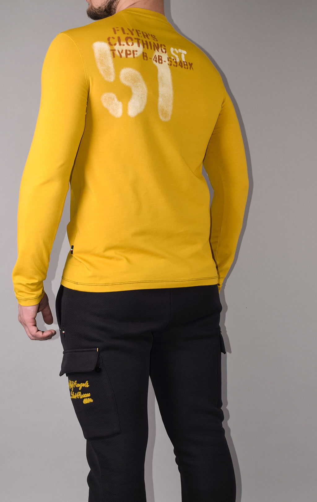 Лонгслив AERONAUTICA MILITARE FW 20/21/TR giallo (TS 1825) 