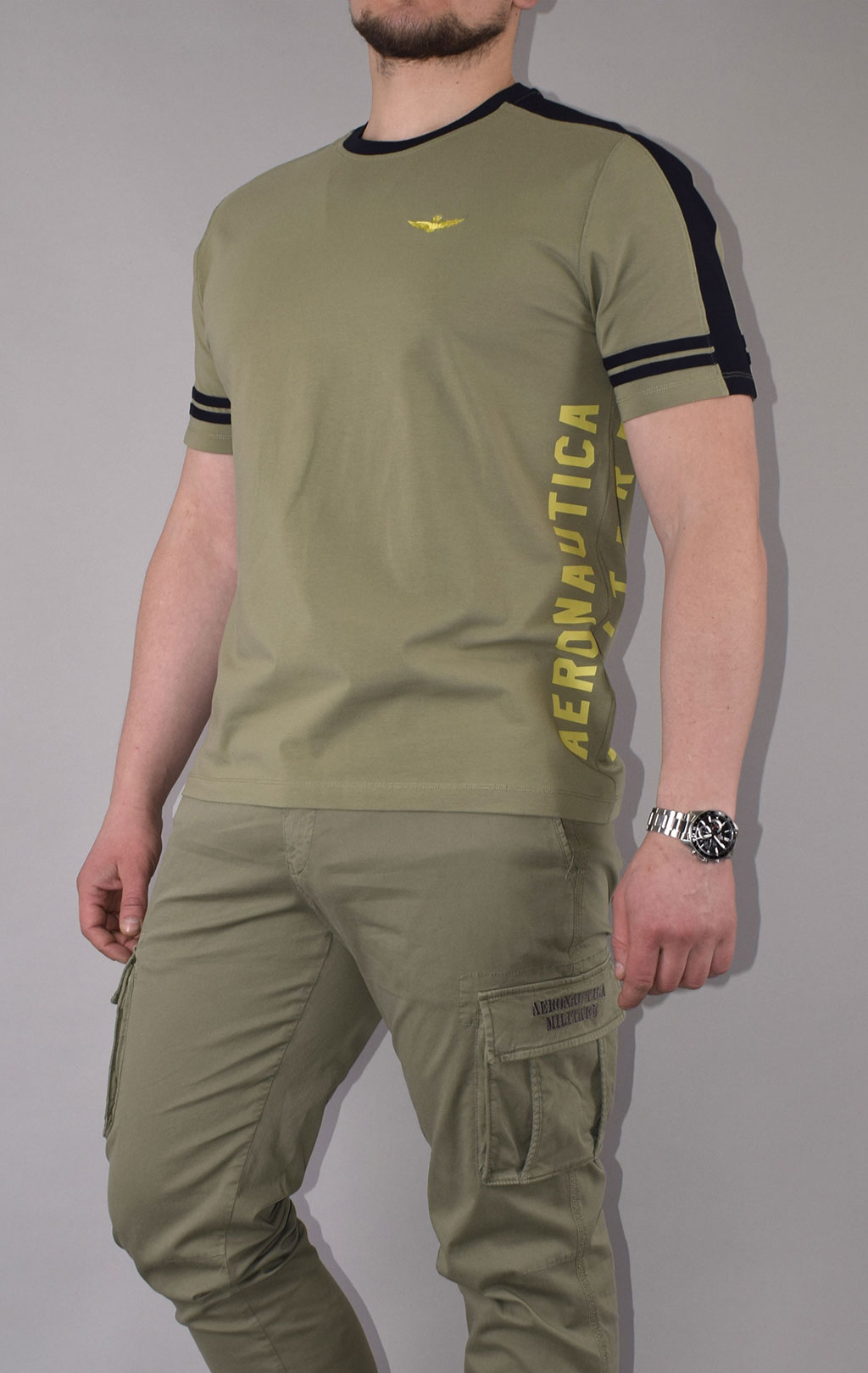 Футболка AERONAUTICA MILITARE SS 21/TR green (TS 1816) 