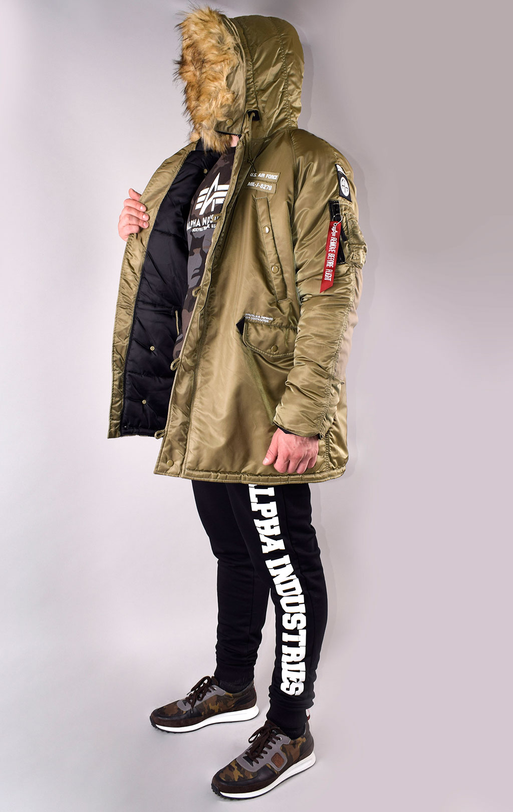 Аляска ALPHA INDUSTRIES AIRBORNE N-3B stratos 