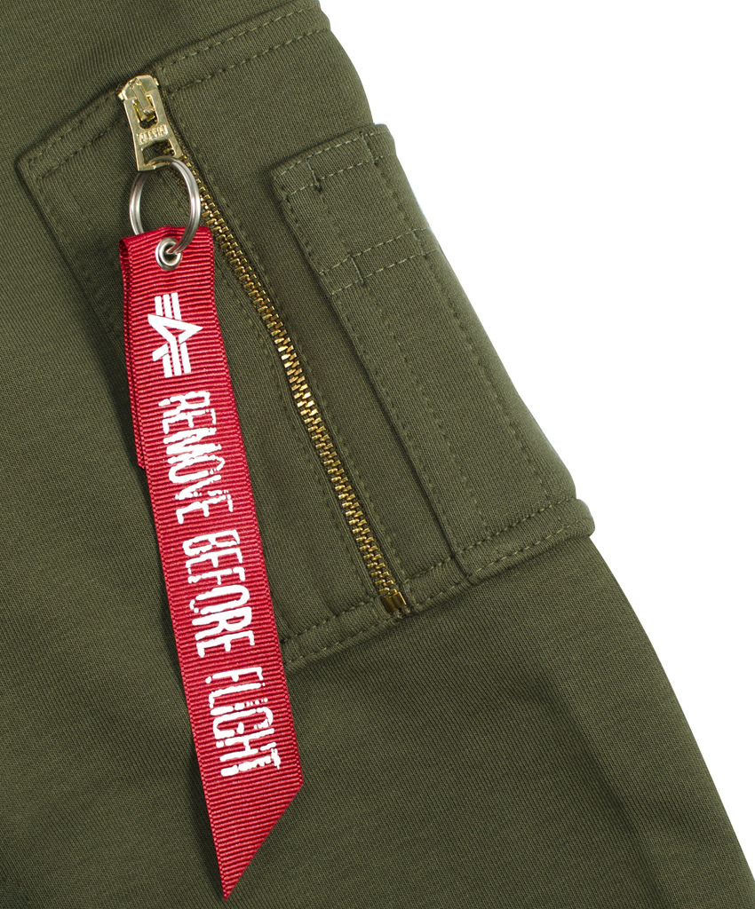 Толстовка ALPHA INDUSTRIES TOP GUN ZIP HOODY dark green 