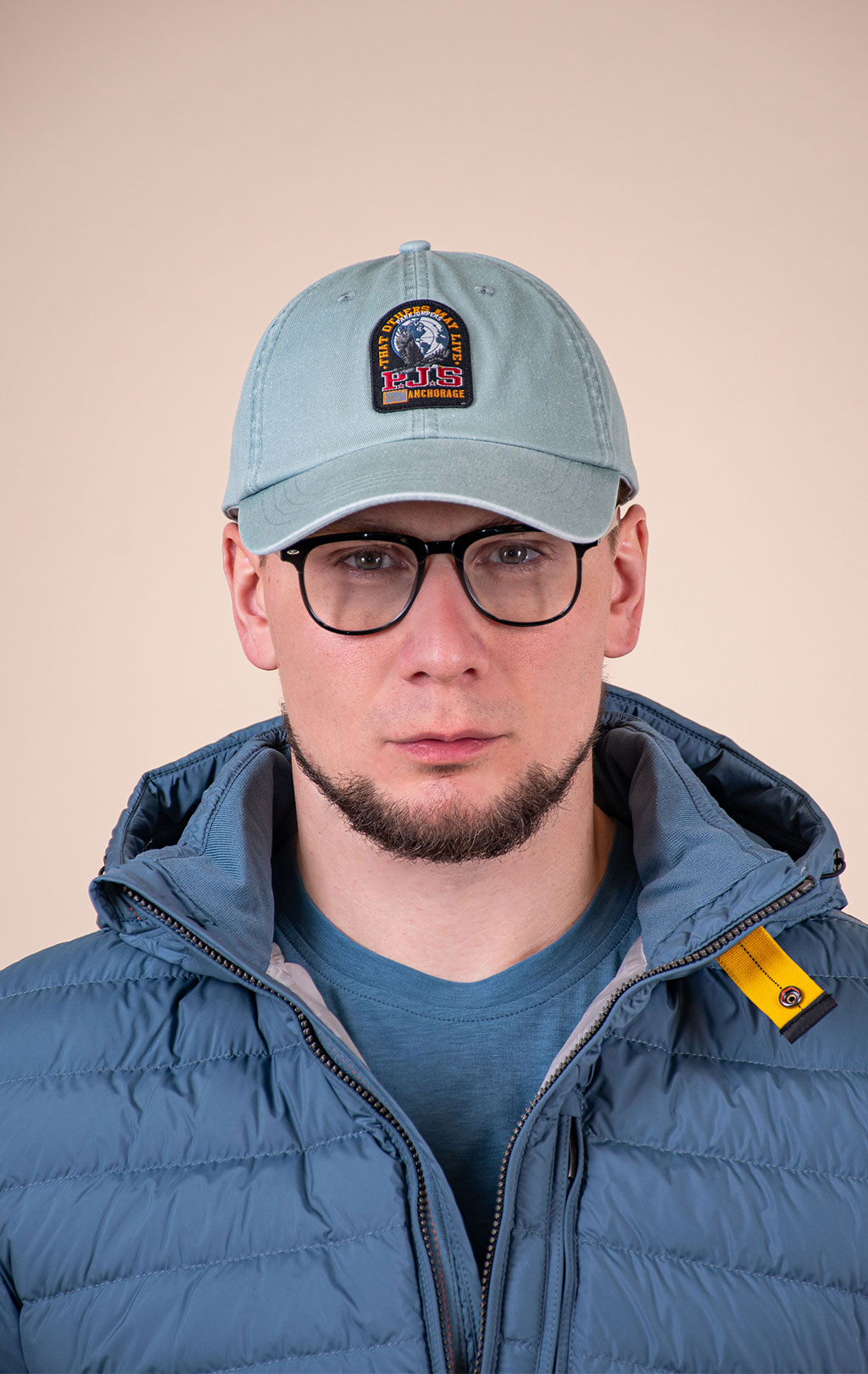 Бейсболка PARAJUMPERS PATCH CAP SS 26 teal grey 
