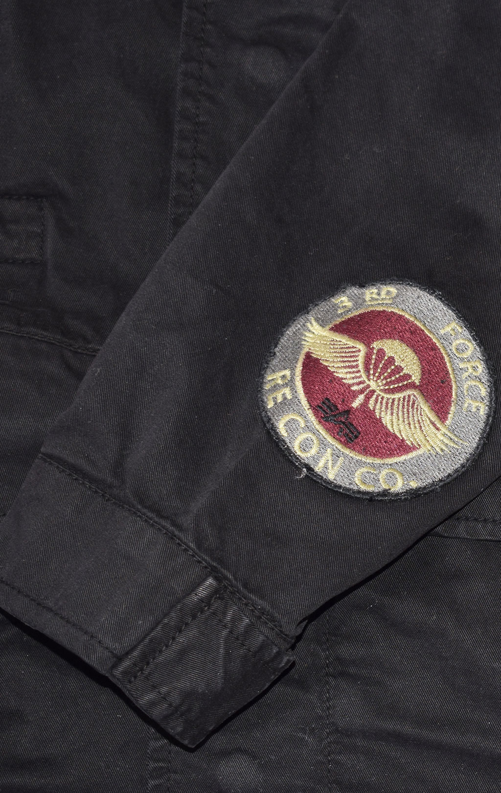 Ветровка ALPHA INDUSTRIES M-65 HUNTINGTON PATCH black 