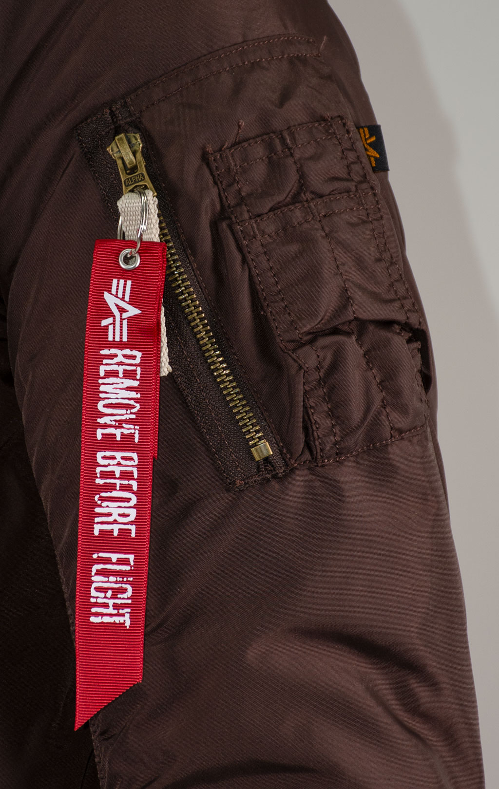 Куртка-пилот ALPHA INDUSTRIES INJECTOR-III hunter brown 