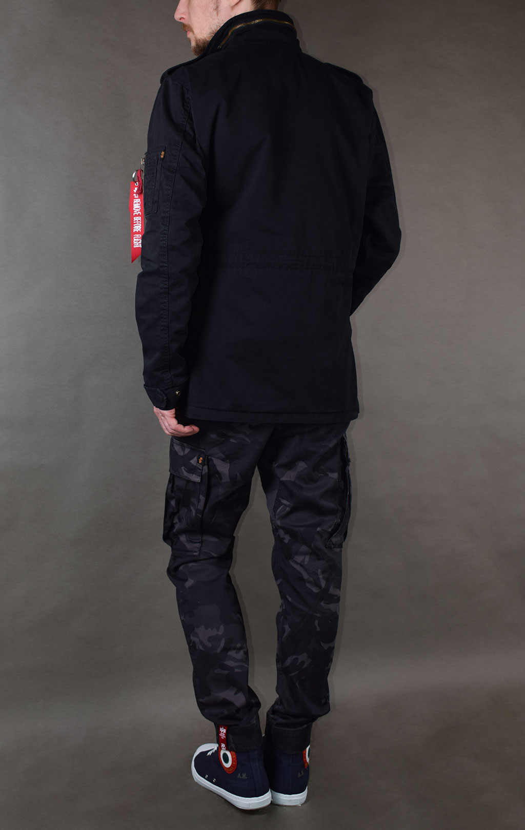 Ветровка ALPHA INDUSTRIES M-65 HUNTINGTON black 