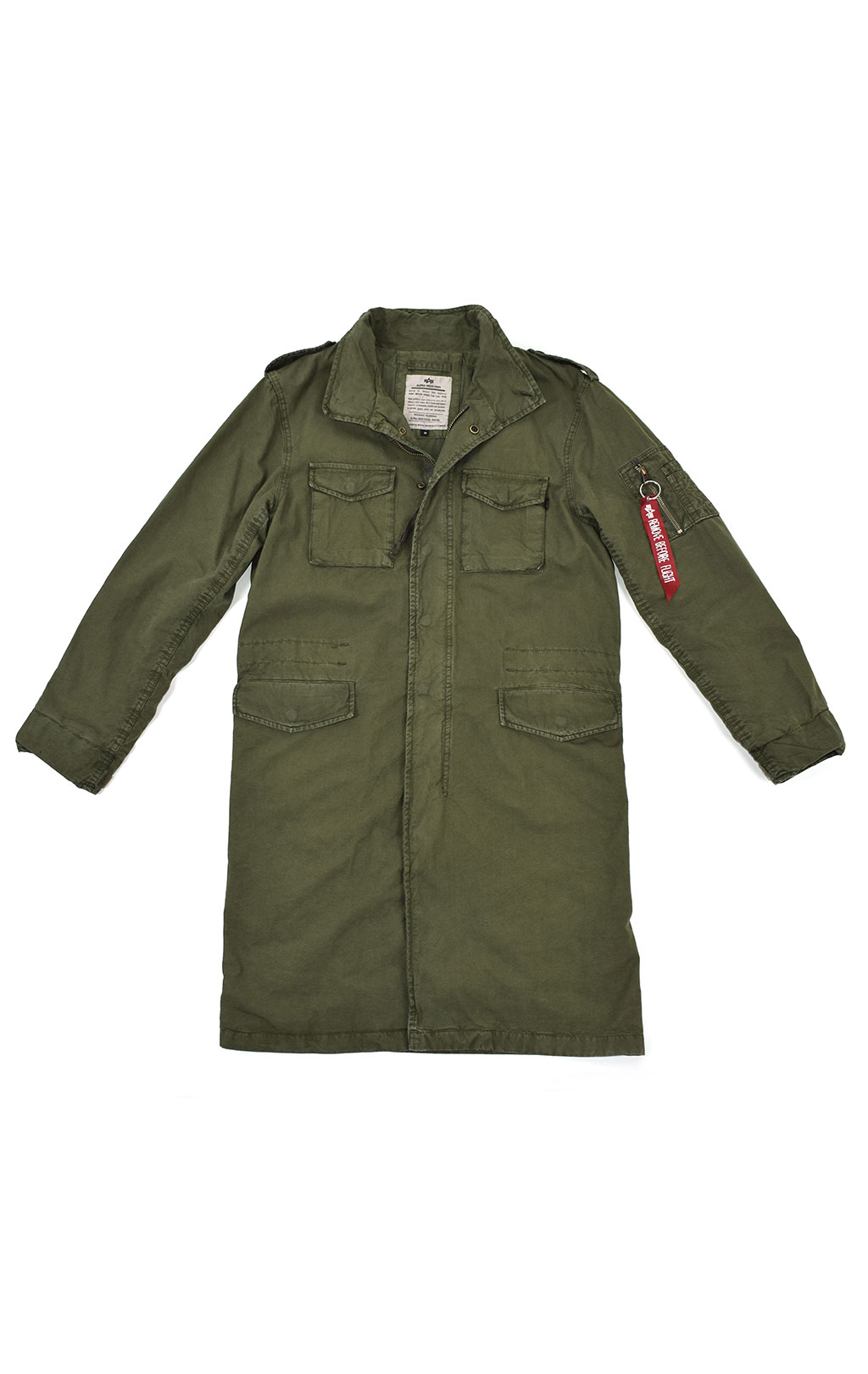 Ветровка ALPHA INDUSTRIES M-65 COAT LW dark olive 