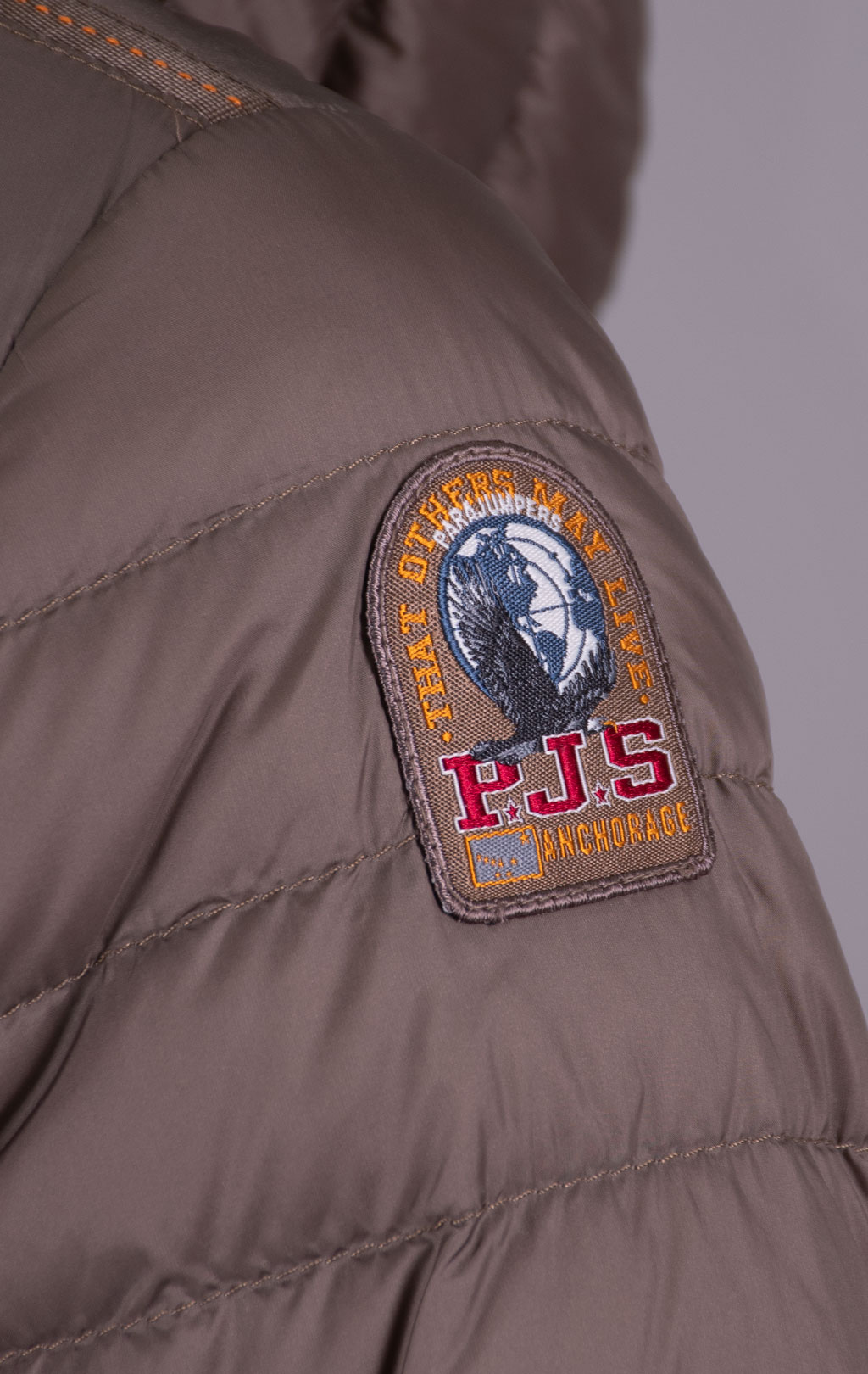 Женская куртка-пуховик лёгкая PARAJUMPERS RORY SS 26 olive brown 