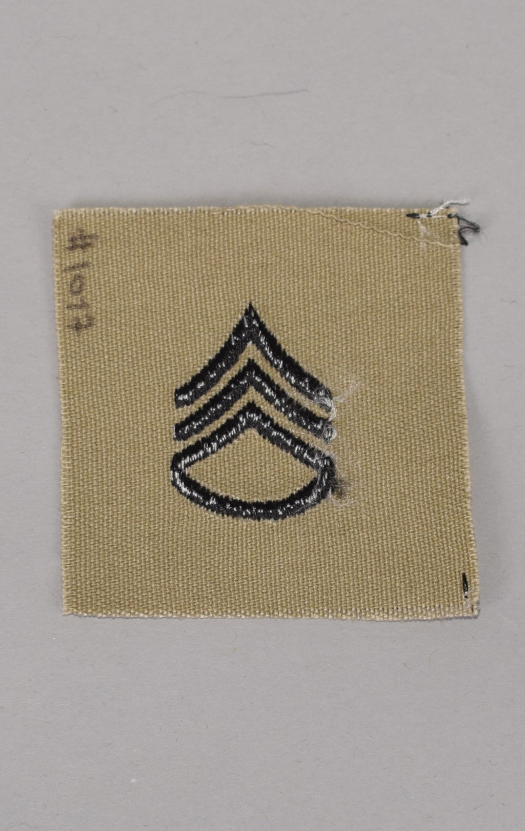 Нашивка петличн. ARMY SERGEANT STAFF khaki #1017 США