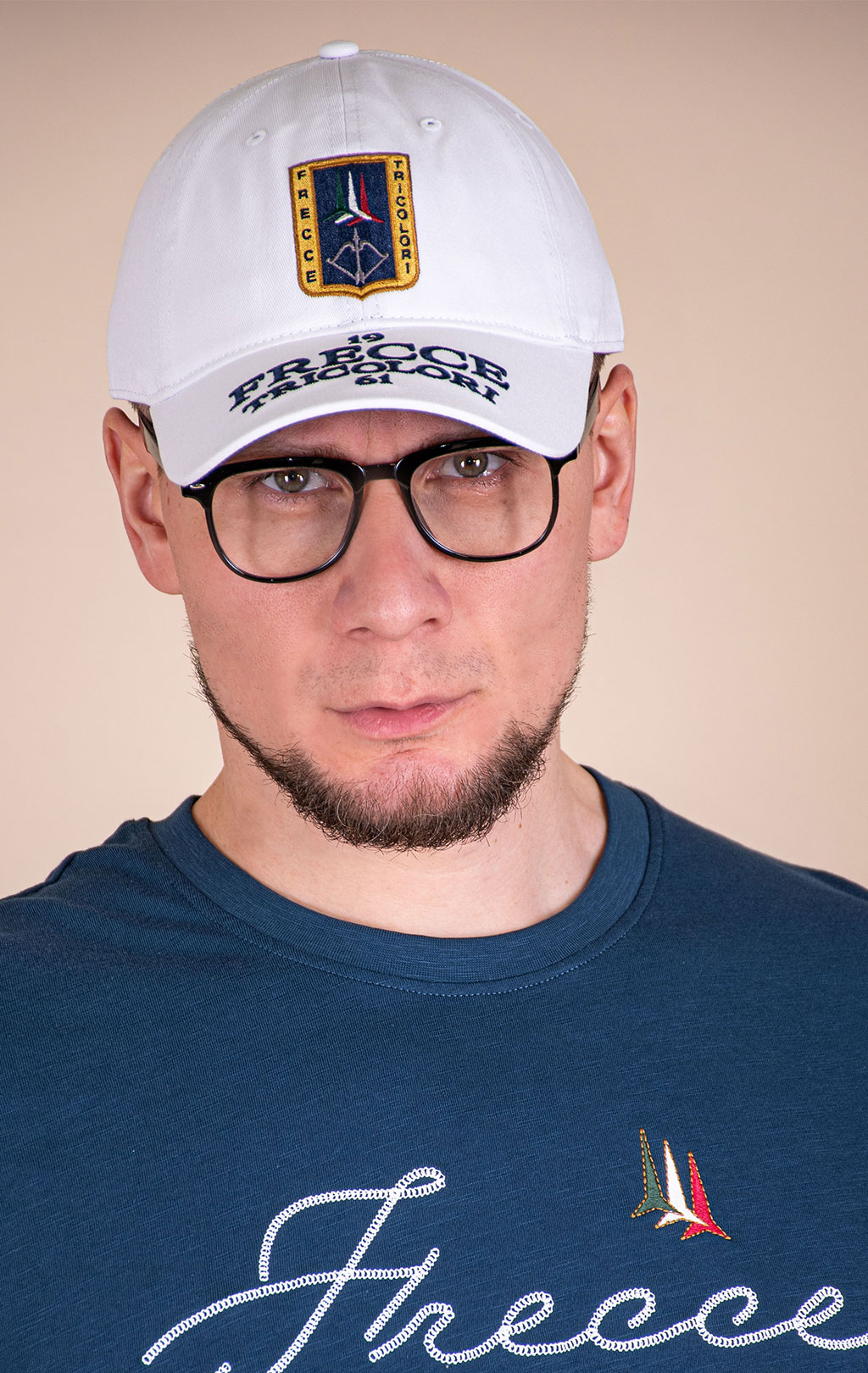 Бейсболка AERONAUTICA MILITARE SS 26/CN off white (HA 1251) 