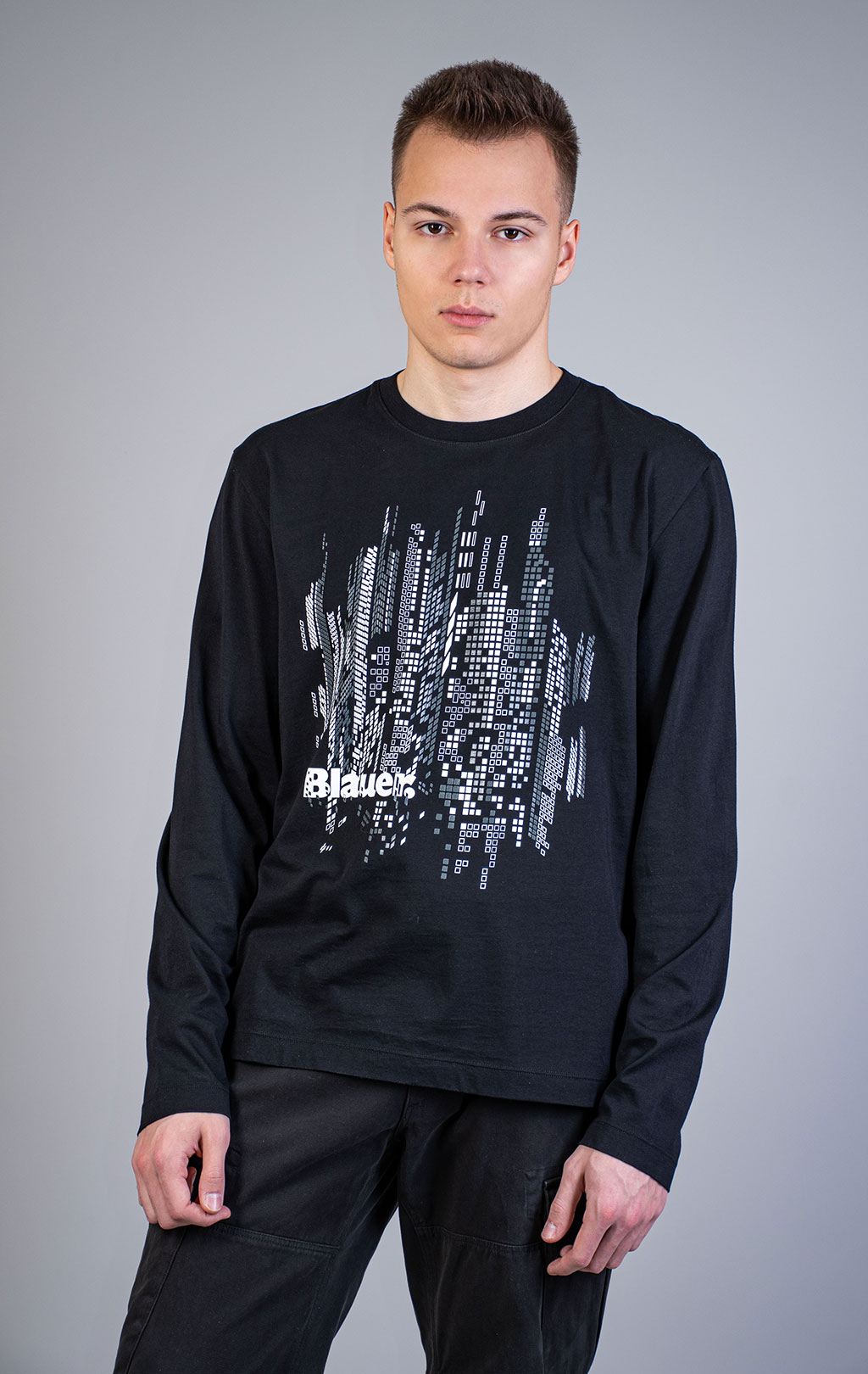 Лонгслив BLAUER SEATTLE FW 25/26 black (H01331) 