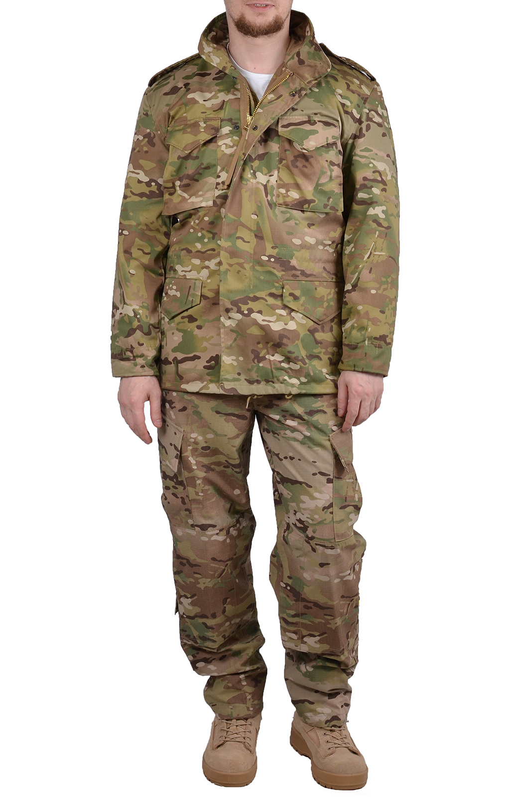 Куртка Mil-Tec M-65 CLASSIC с подстёжкой multicam 