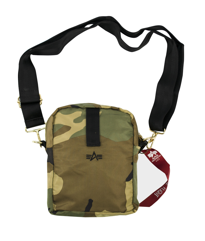 Сумка ALPHA INDUSTRIES FLYERS KIT BAG NASA camo woodland 