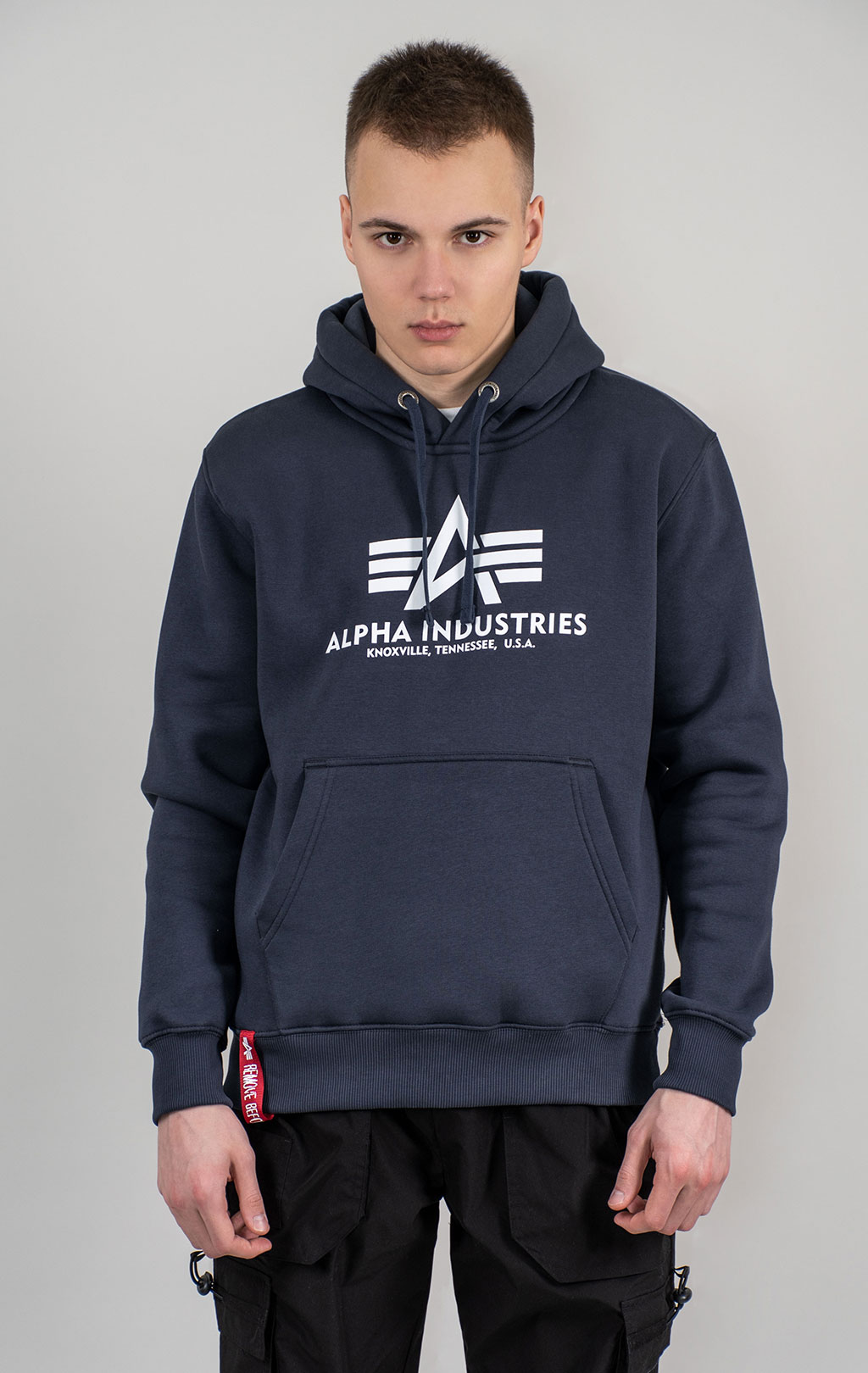 Толстовка ALPHA INDUSTRIES BASIC HOODY navy 