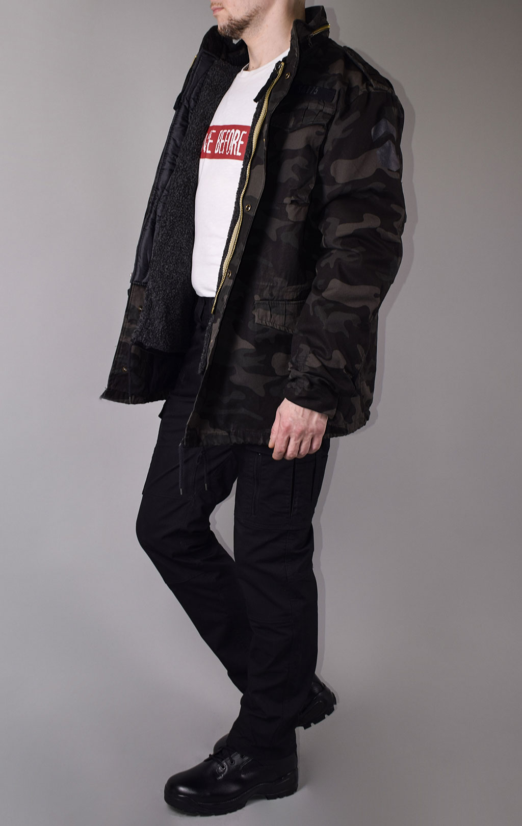 Куртка Surplus M-65 REGIMENT camo black 