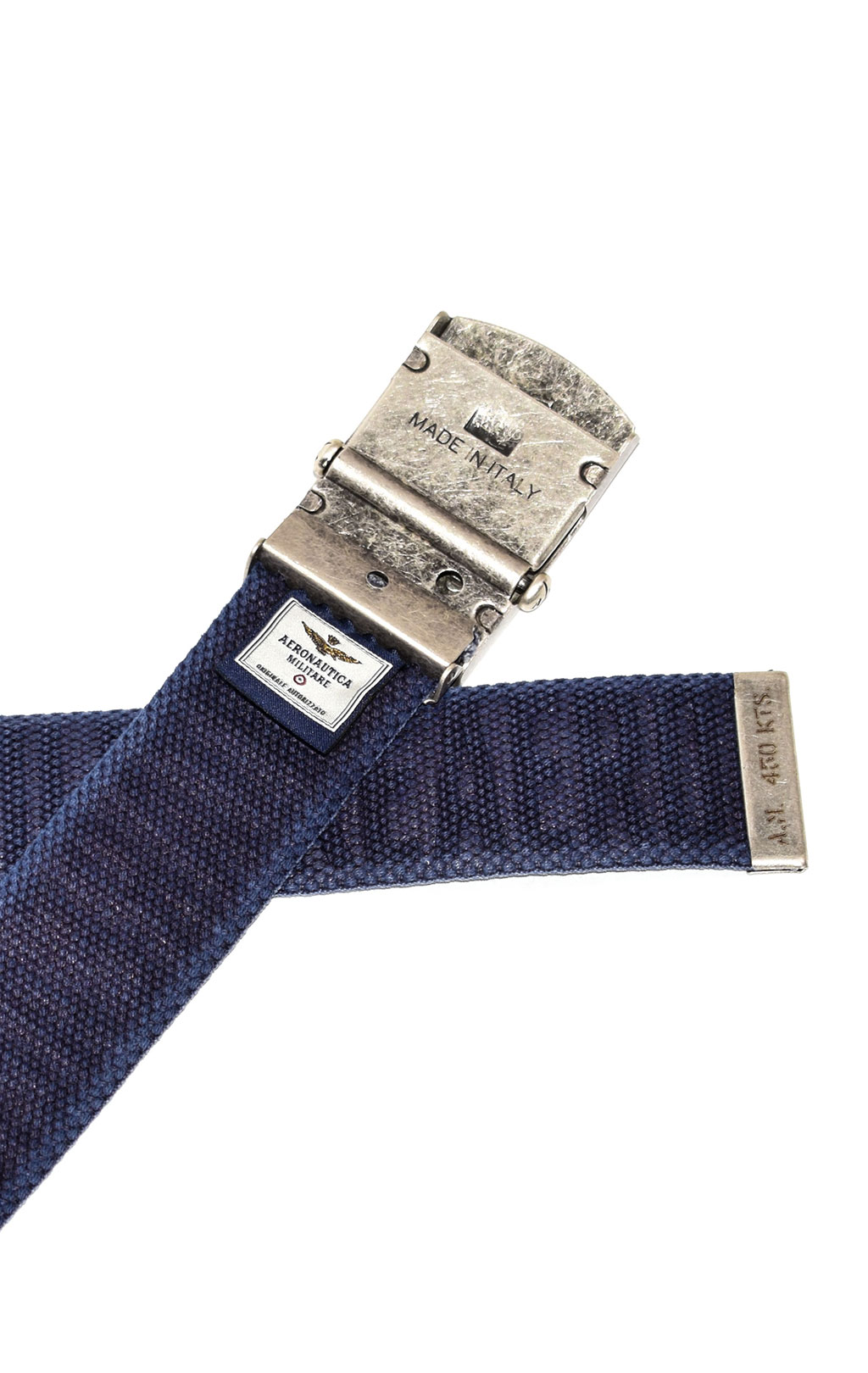 Ремень тканевый AERONAUTICA MILITARE SS 21/IT blue navy (CI 262) 