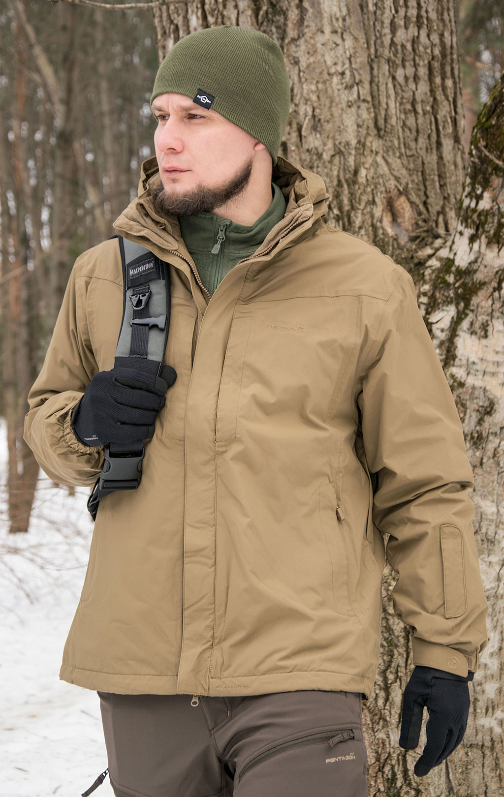 Куртка тактическая Pentagon мембрана GEN V3.0 MJC® SYSTEM с подстёжкой coyote 01002-3.0 