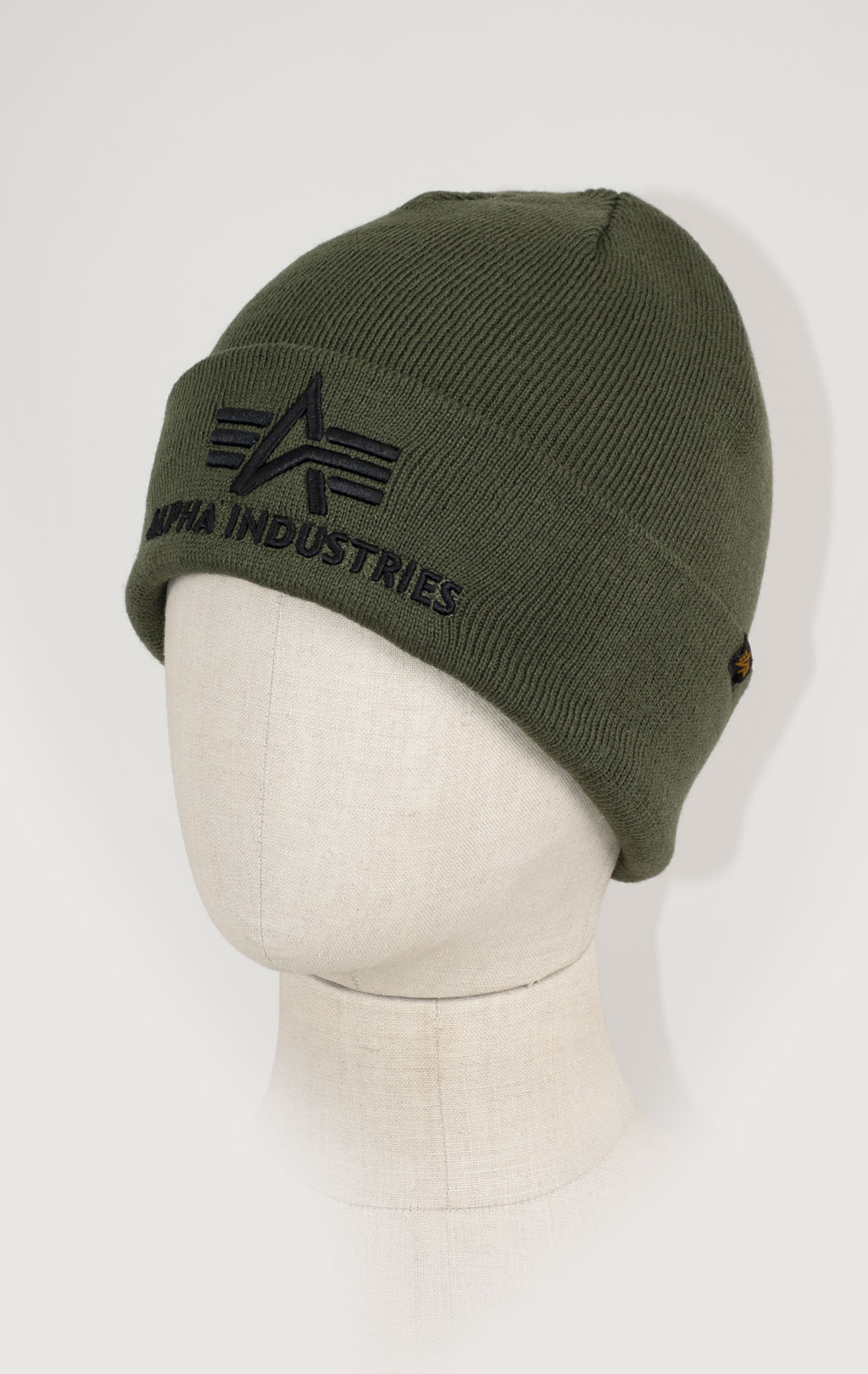 Шапка ALPHA INDUSTRIES 3D BEANIE dark green 