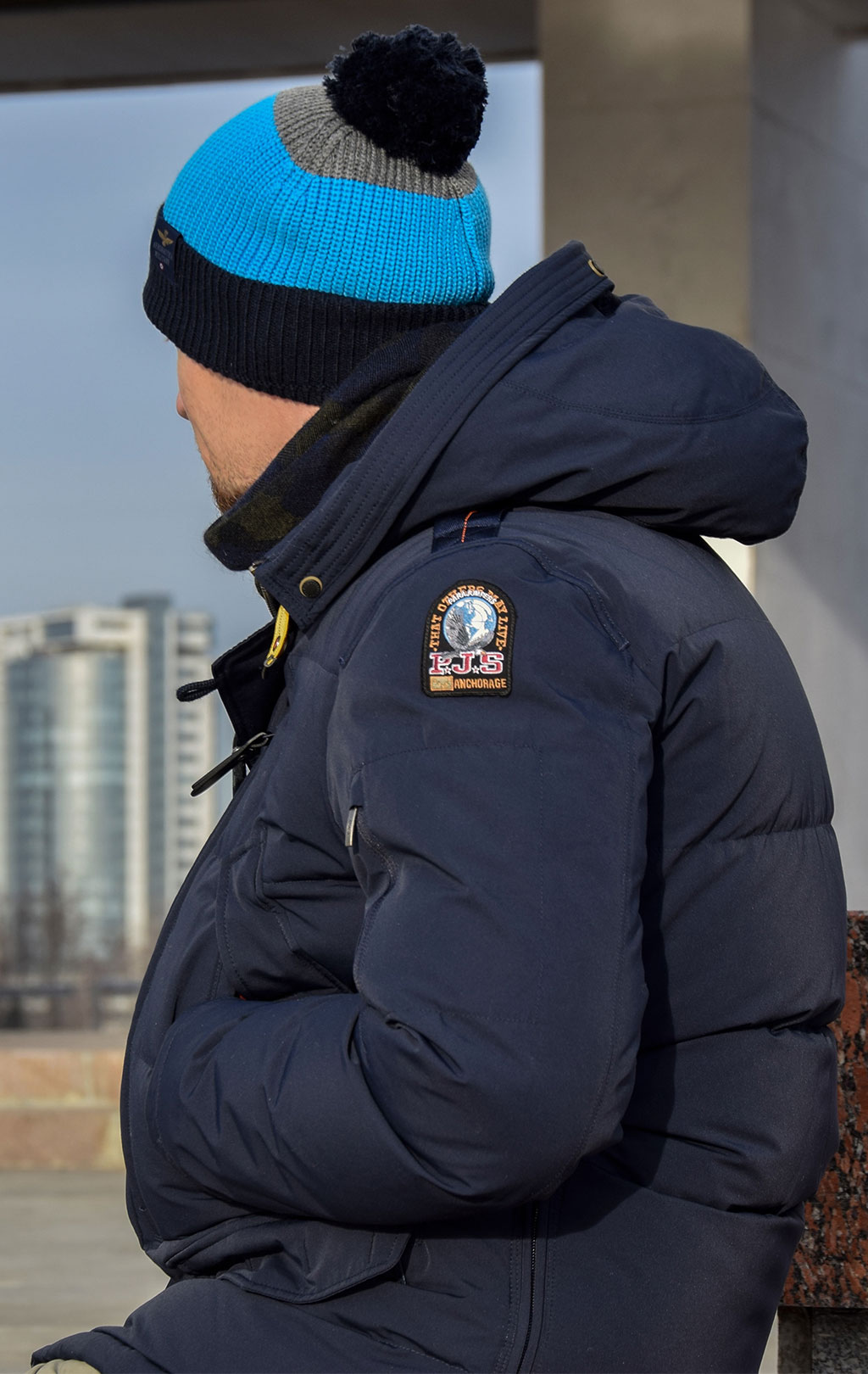 Куртка-пуховик PARAJUMPERS MARCUS navy 