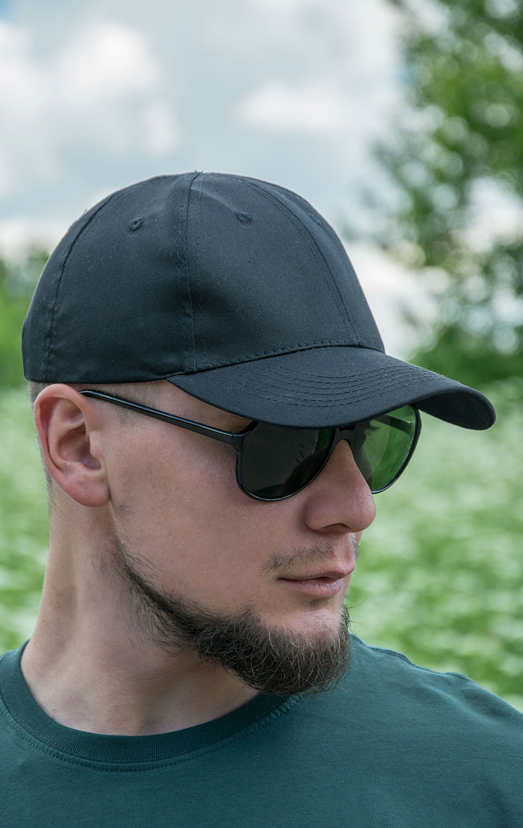 Бейсболка Mil-Tec black 