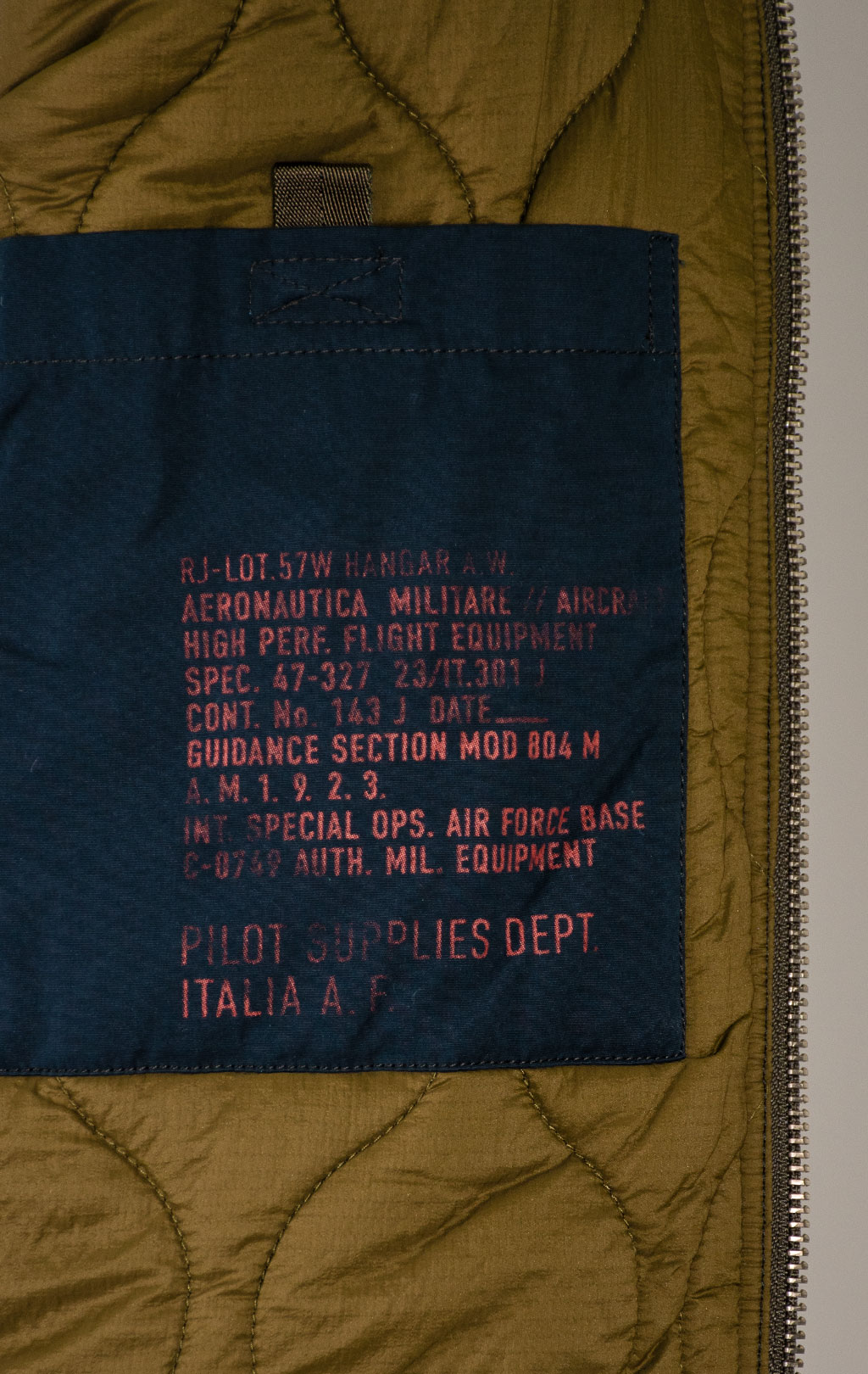 Куртка-бомбер AERONAUTICA MILITARE FW 25/26/CN midnight blue (AB 3000) 