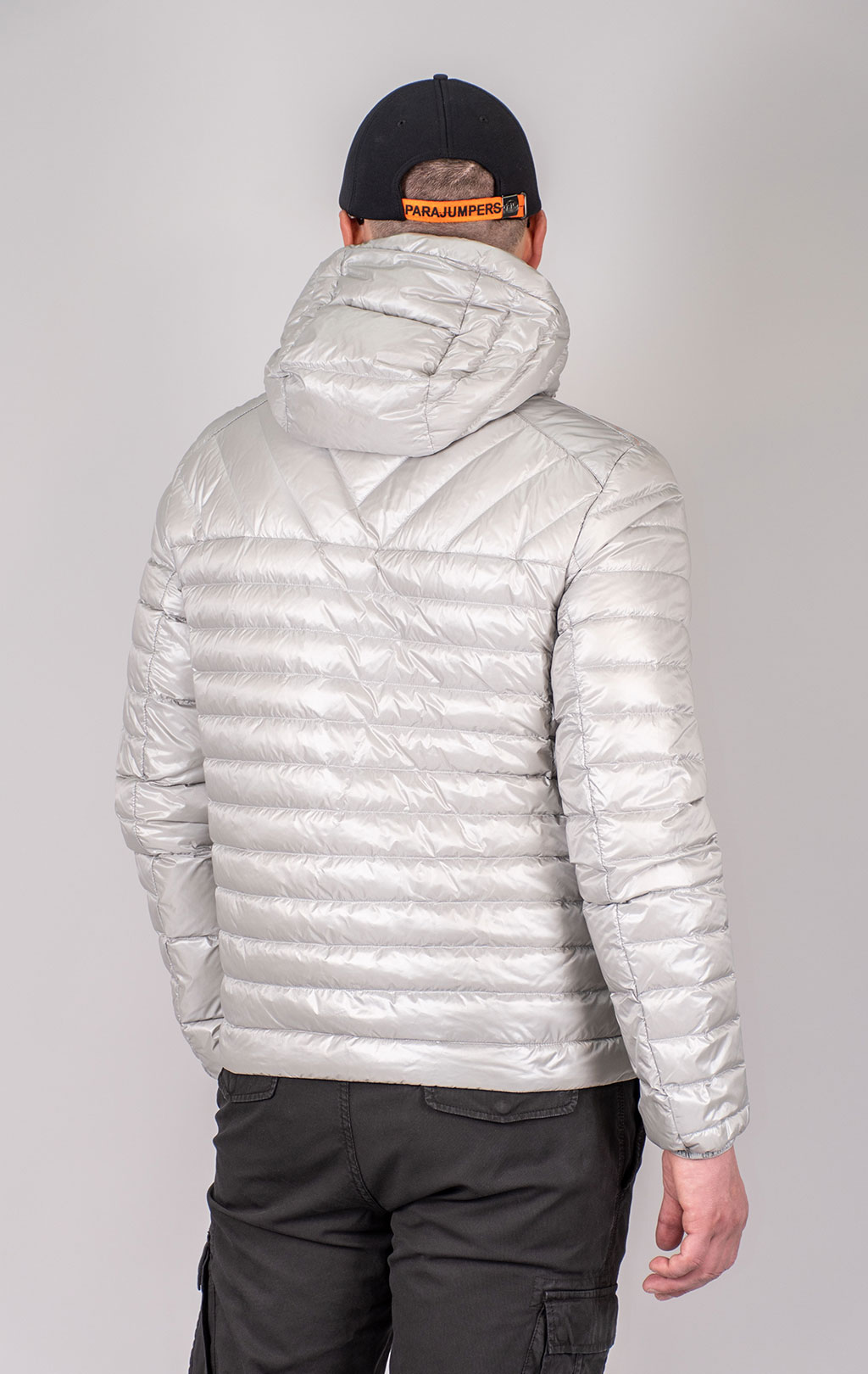 Куртка-пуховик лёгкая PARAJUMPERS MIROKU SS 25 silver 