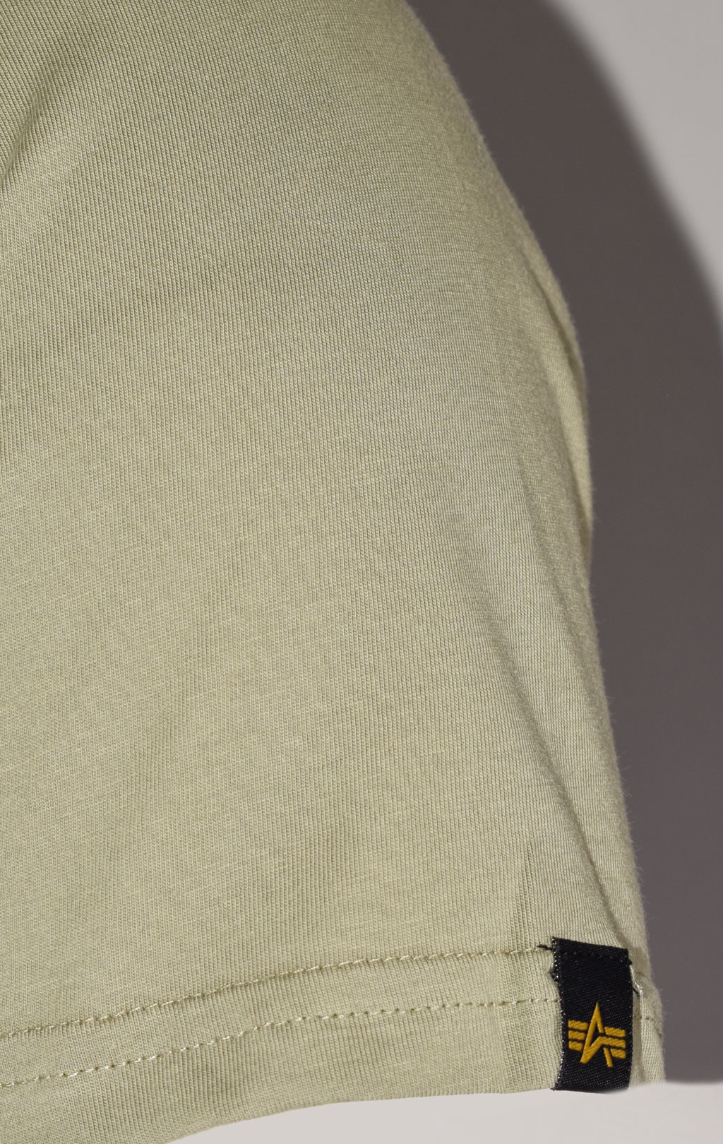 Футболка ALPHA INDUSTRIES BACKPRINT T big size olive/black 