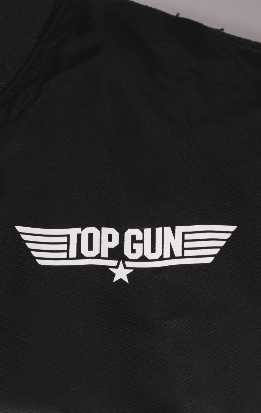 Куртка-бомбер лётная ALPHA INDUSTRIES MA-1 TOP GUN black 