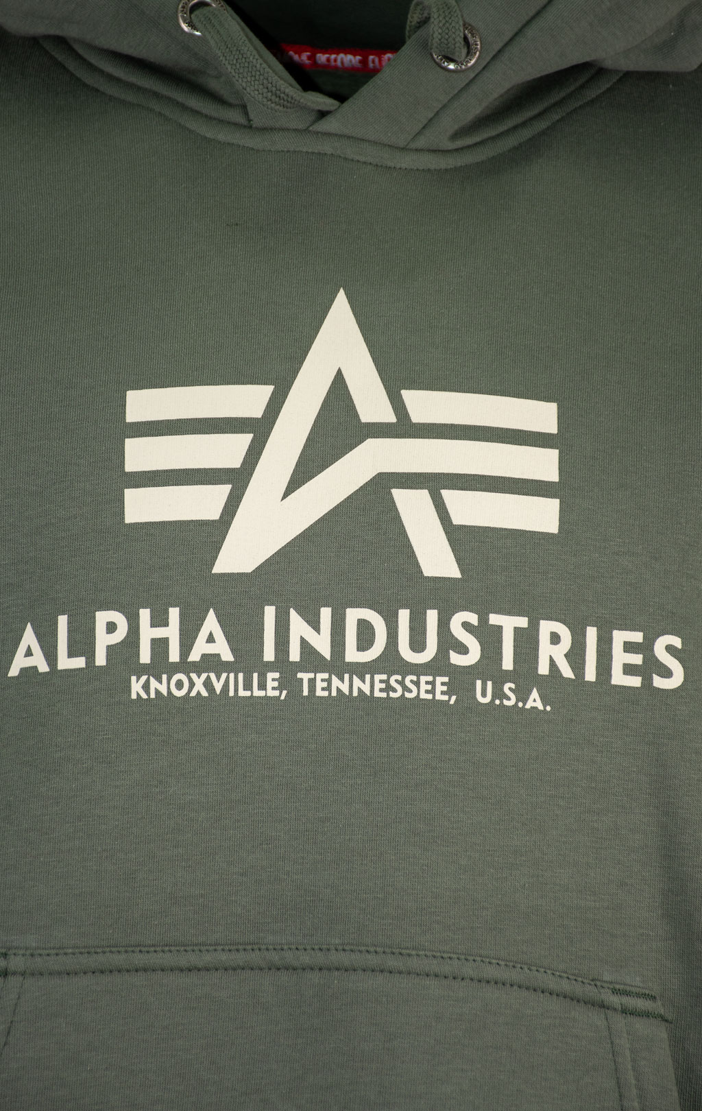 Толстовка ALPHA INDUSTRIES BASIC HOODY vintage green 
