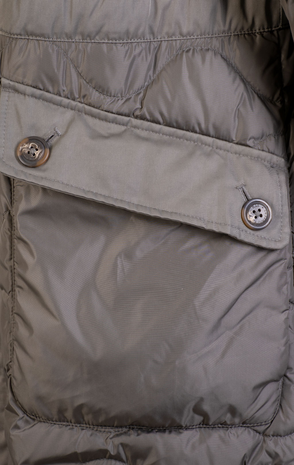 Женское пальто пуховое PARAJUMPERS KAGURA FW 25/26 olive grey 