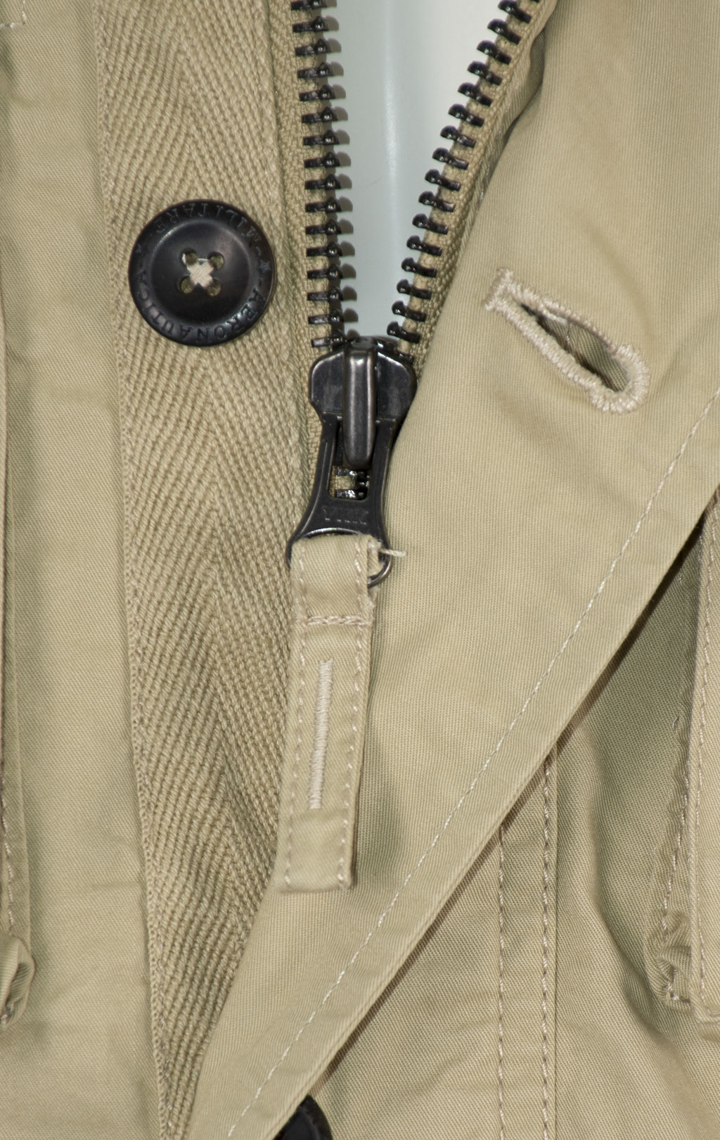 Ветровка AERONAUTICA MILITARE M-65 big size SS 25 m/IN antelope beige (AB 2212) 