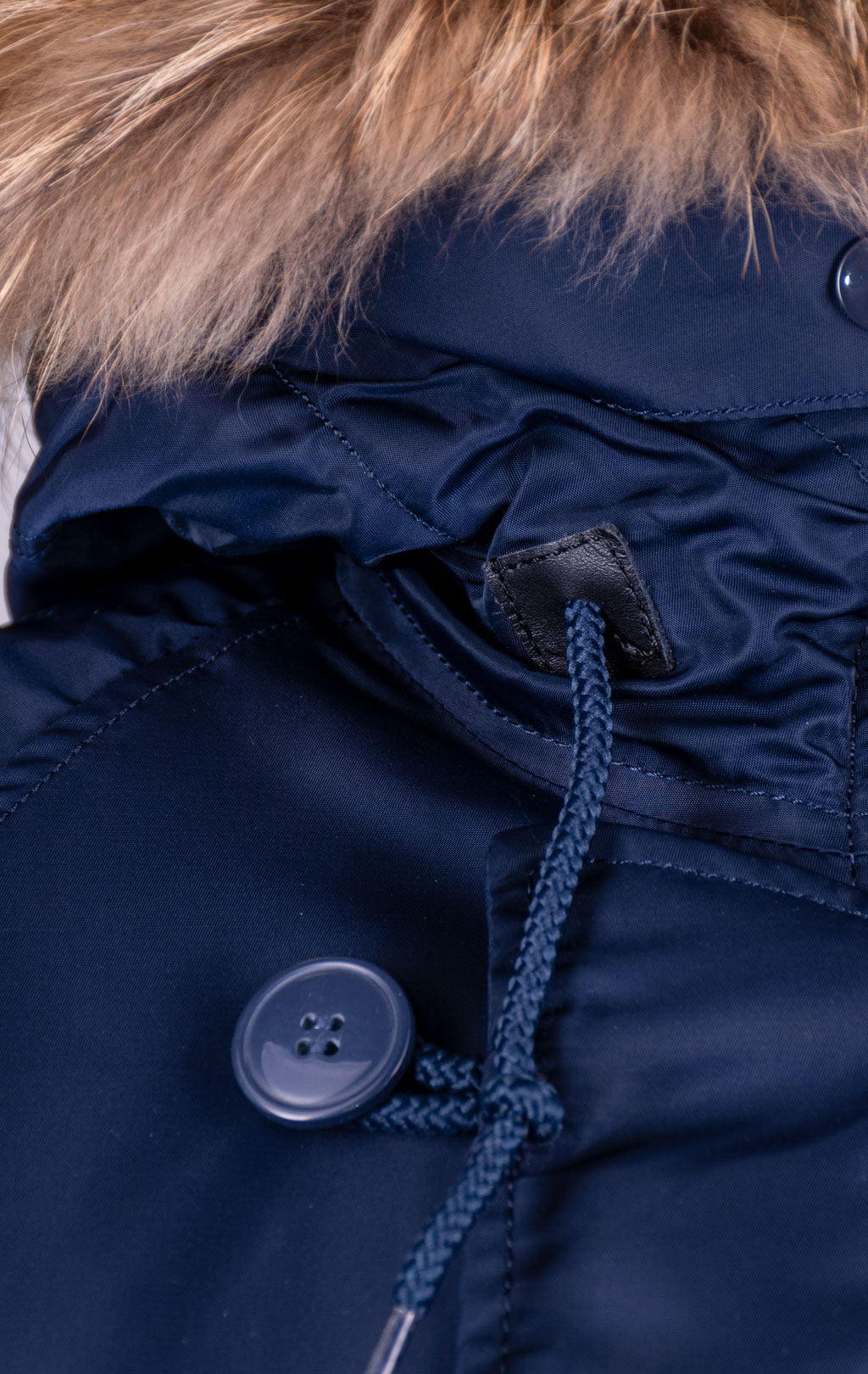 Аляска ALPHA INDUSTRIES CLASSIC N-3B натур. мех rep. blue 