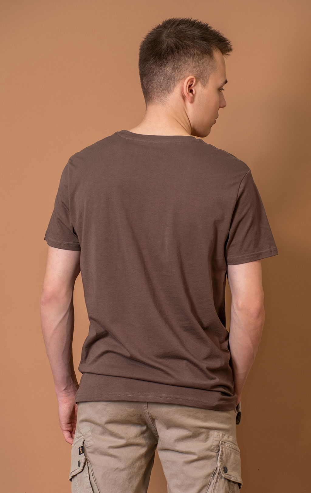Футболка ALPHA INDUSTRIES BASIC T taupe 