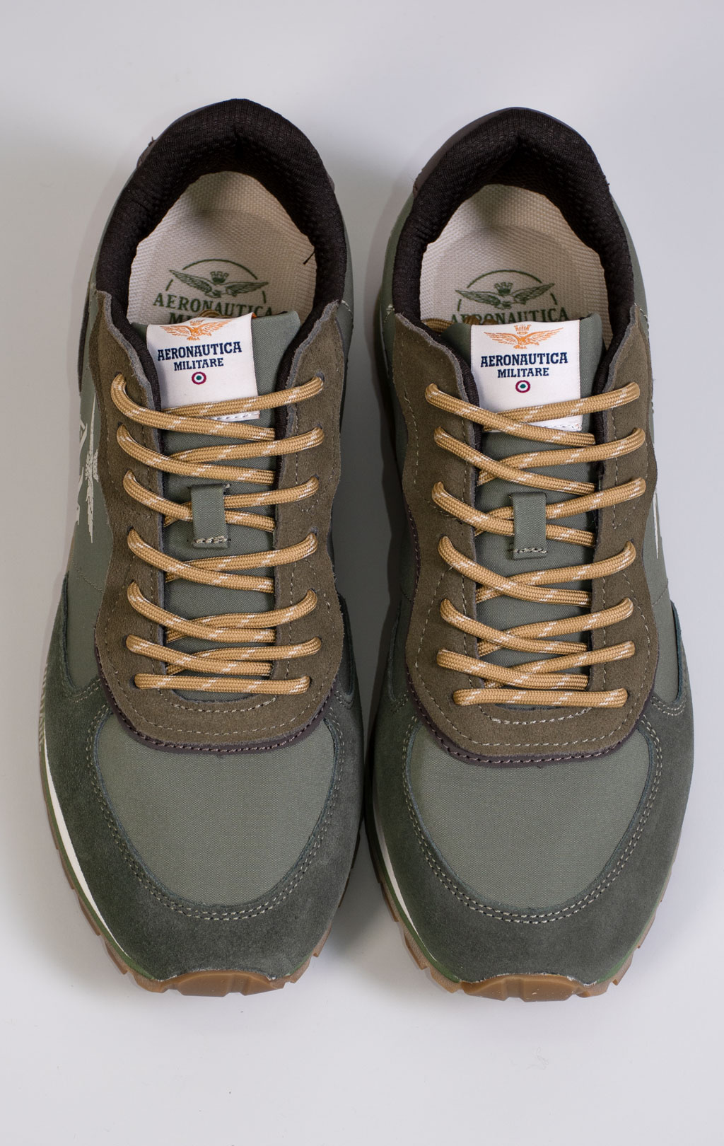 Кроссовки AERONAUTICA MILITARE (SC 0320) FW 25/26/CN verde militare 