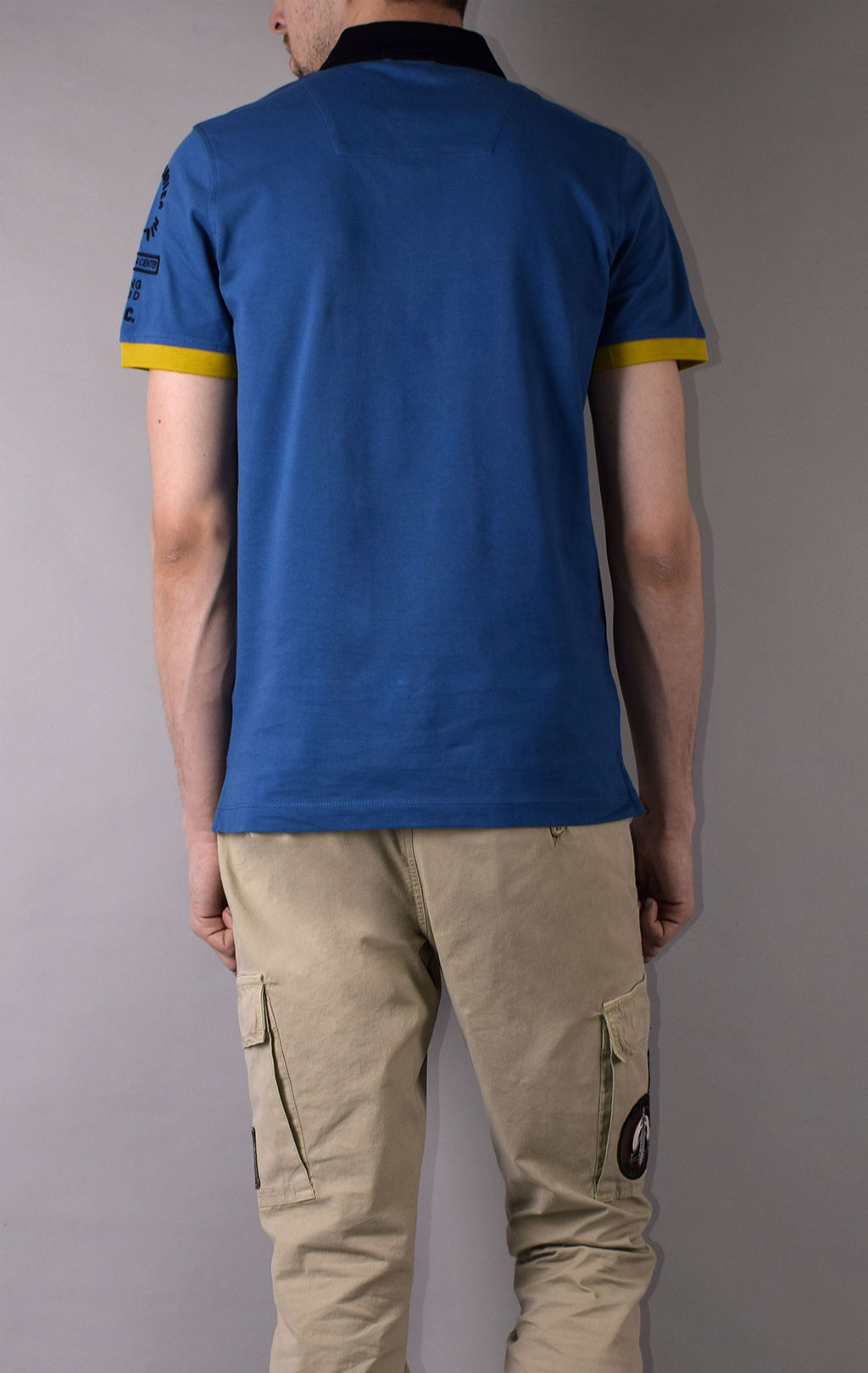 Футболка-поло AERONAUTICA MILITARE SS 21/TR azzurro (PO 1517) 