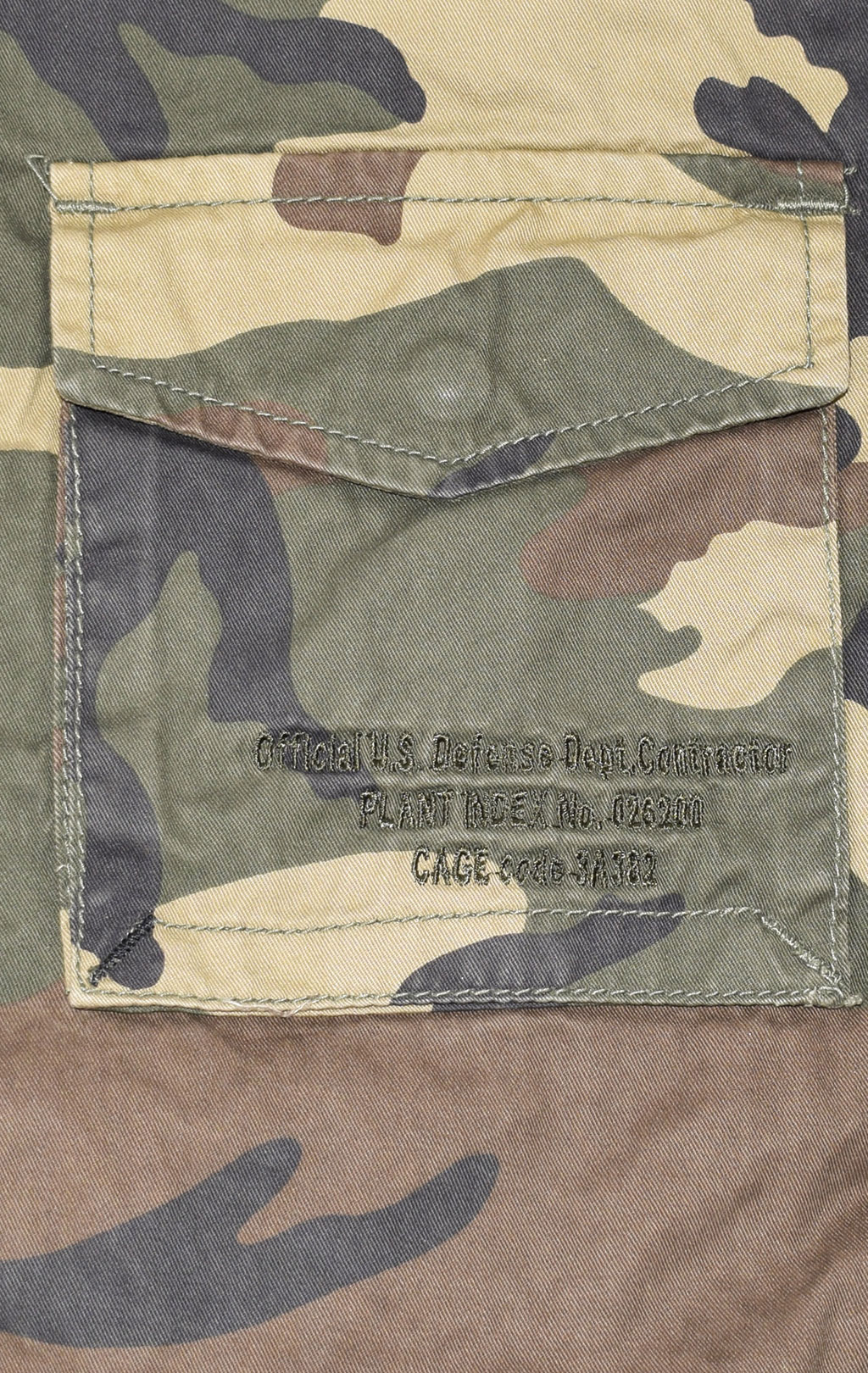 Ветровка ALPHA INDUSTRIES M-65 HUNTINGTON PATCH camo woodland 